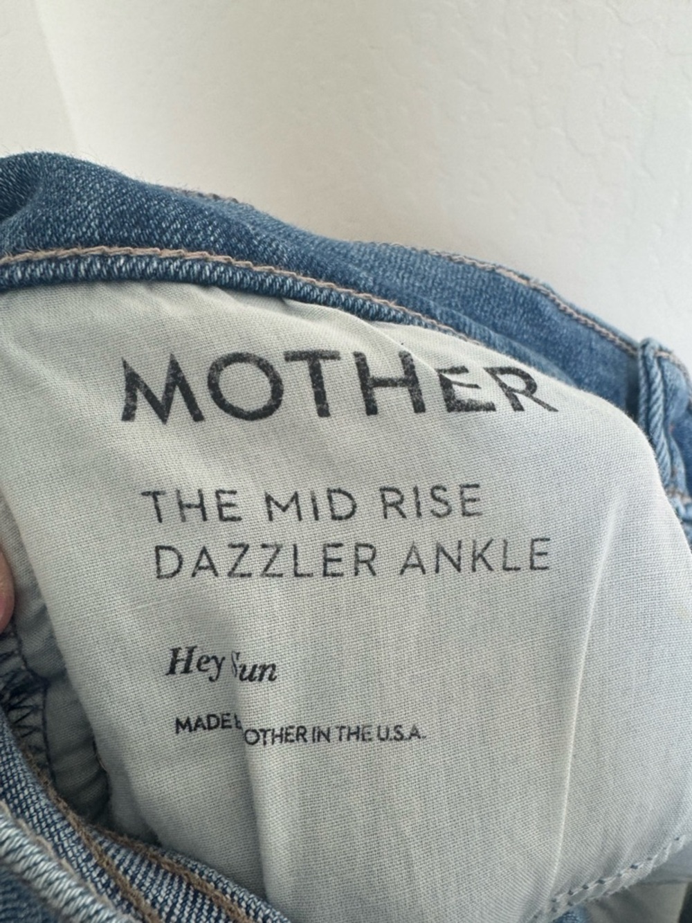 MOTHER DENIM size 29 The Mid Rise Dazzler Ankle. Hey sun - Picture 7 of 7